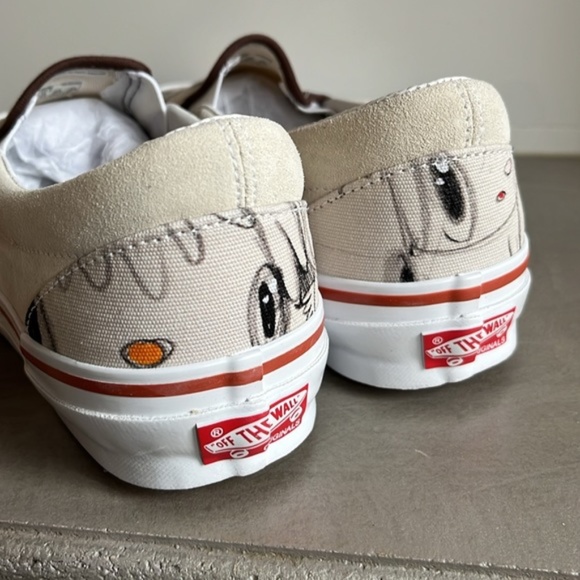 Vans x Javier Calleja OG Classic Slip-On Potting Soil Turtledove Sneakers - Picture 9 of 11